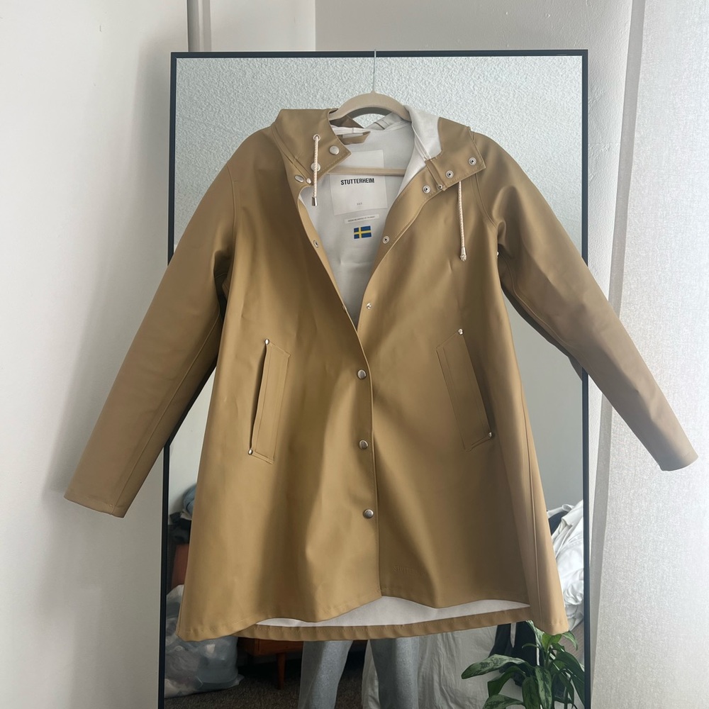 Stutterheim Mosebacke Raincoat (Sand) XXS